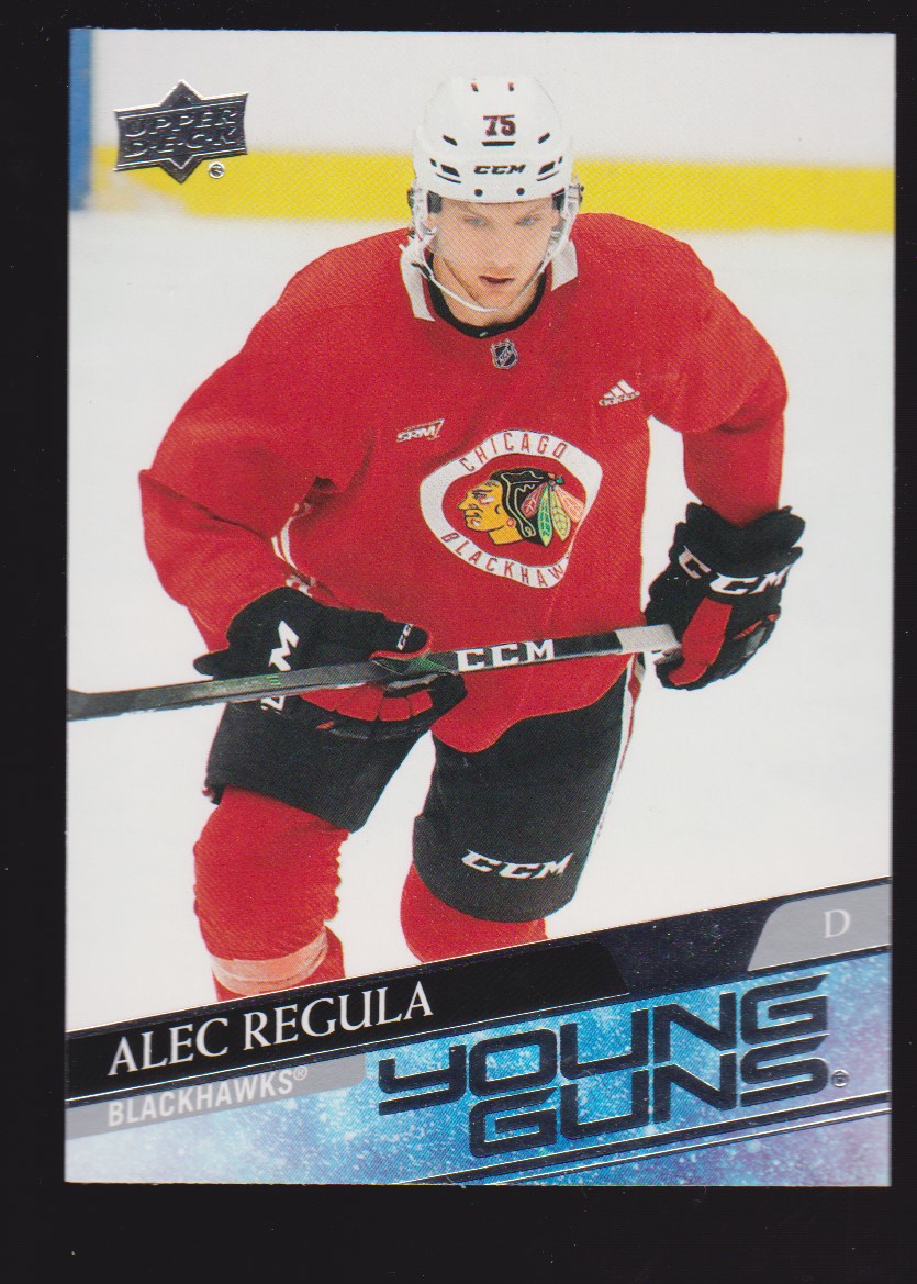 (image for) 2020-21 Upper Deck #478 Alec Regula YG RC